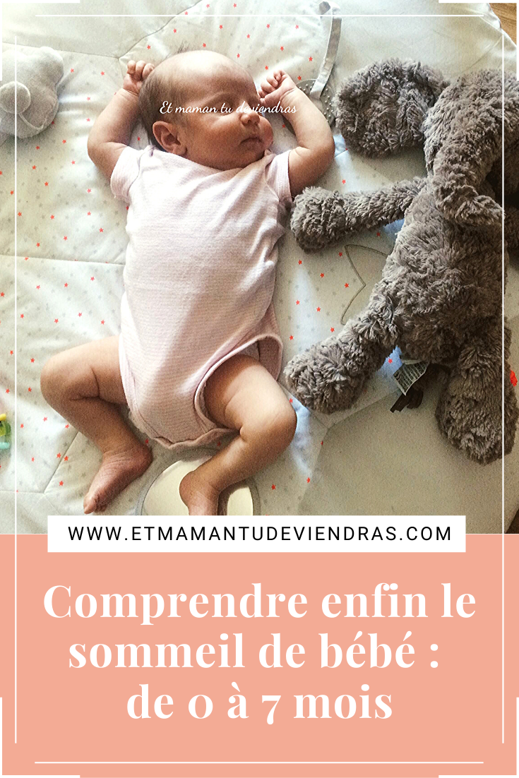 Comprendre le sommeil de bébé : de 0 à 7 mois